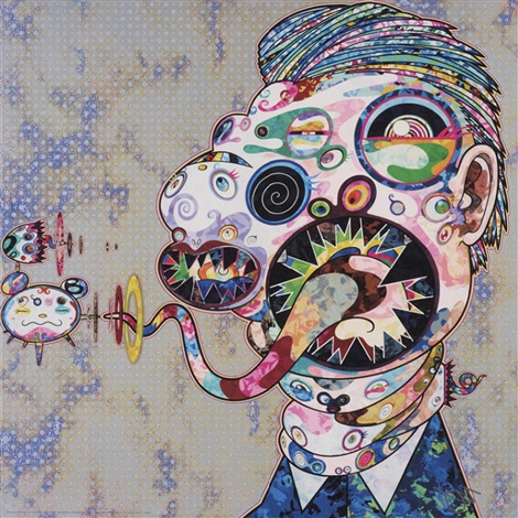 村上隆限量300签名版画《致敬弗朗西斯培根》 by Takashi